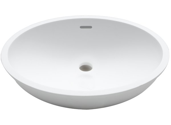  Solid Surface Wastafels Basic B417 - 46x37 cm